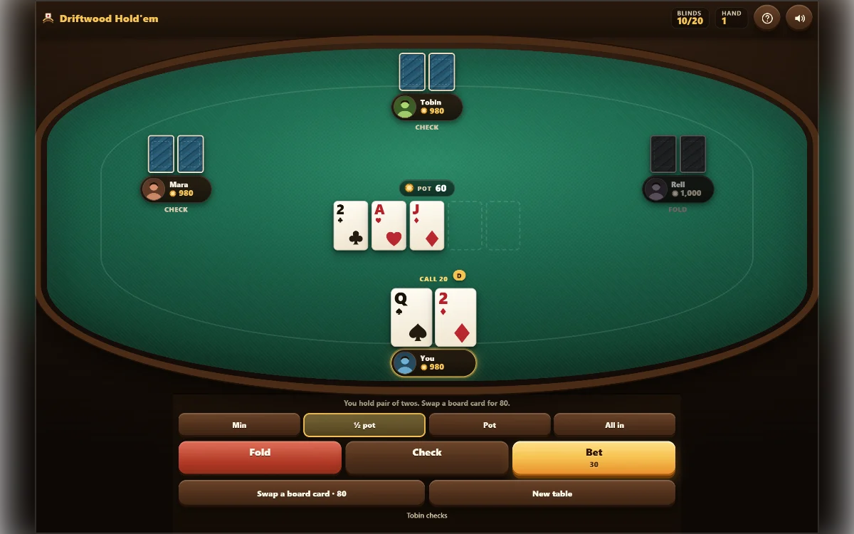 Driftwood Hold'em cover art